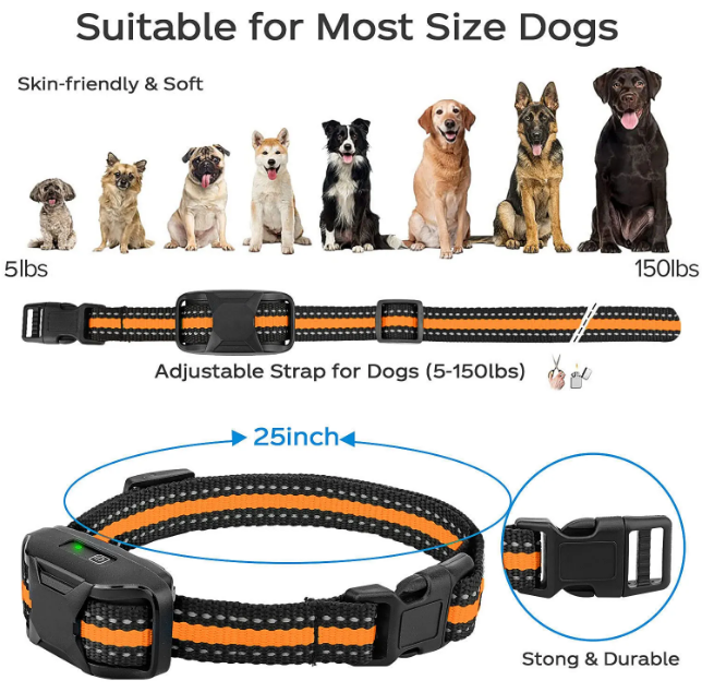 BARKAHOLICS® RS2 Remote Dog Training Shock Collar 1-2 Dogs 1000m S/M/L - BARKAHOLICS®