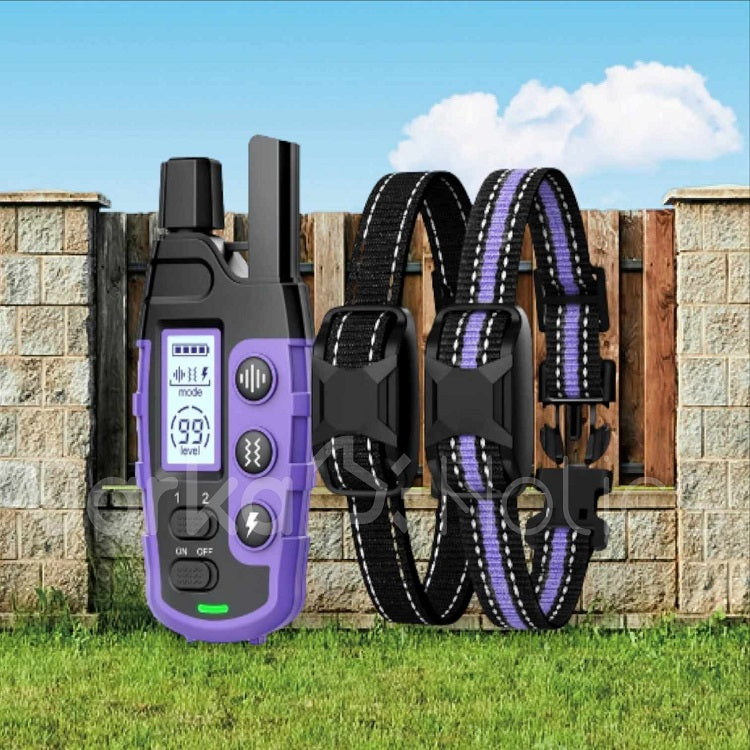 BARKAHOLICS® RS2 Remote Dog Training Shock Collar 1-2 Dogs 1000m S/M/L