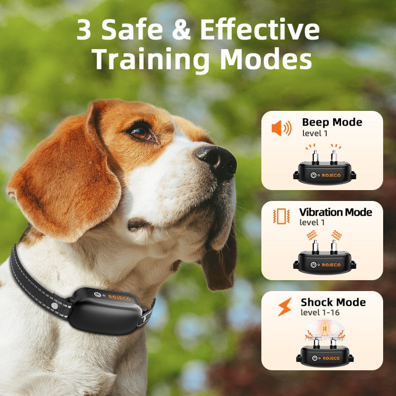 BARKAHOLICS® BH521R Remote Dog Training Shock Collar 1-2 Dogs 1000m S/M/L - BARKAHOLICS®