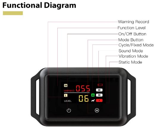 B800 Intelligent Bark Control Shock Collar - 2